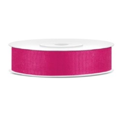 Ruban Gros Grain Fuchsia 15 mm / 25 M