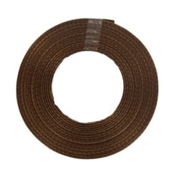 Ruban Satin chocolat 6mm - 25m